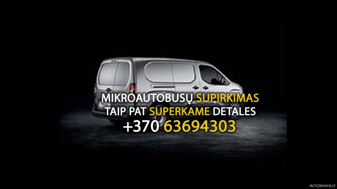  Mikroautobusų / Detalių Supirkimas