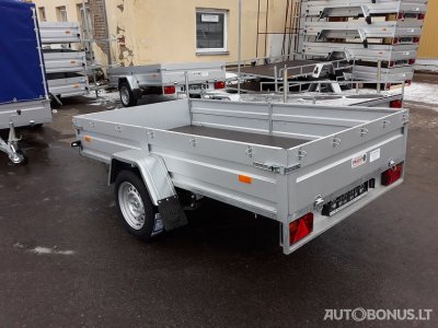 Fracht Monika 3,0 x 1,5+tentas car trailer | 2