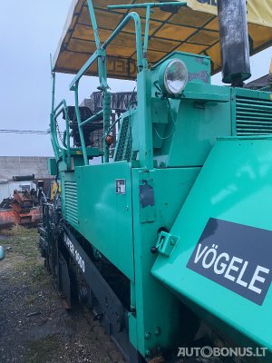 Vögele SUPER 1600, Kelių tiesimo mašina