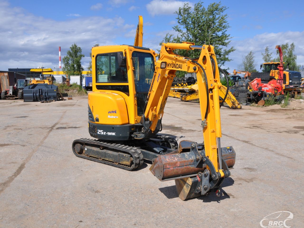 Hyundai R25Z-9AK, Mini ekskavatoriai | 2