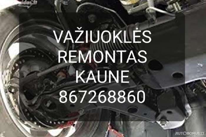  GREITAS, KOKYBIŠKAS VAŽIUOKLĖS REMONTAS, KAUNE | 1