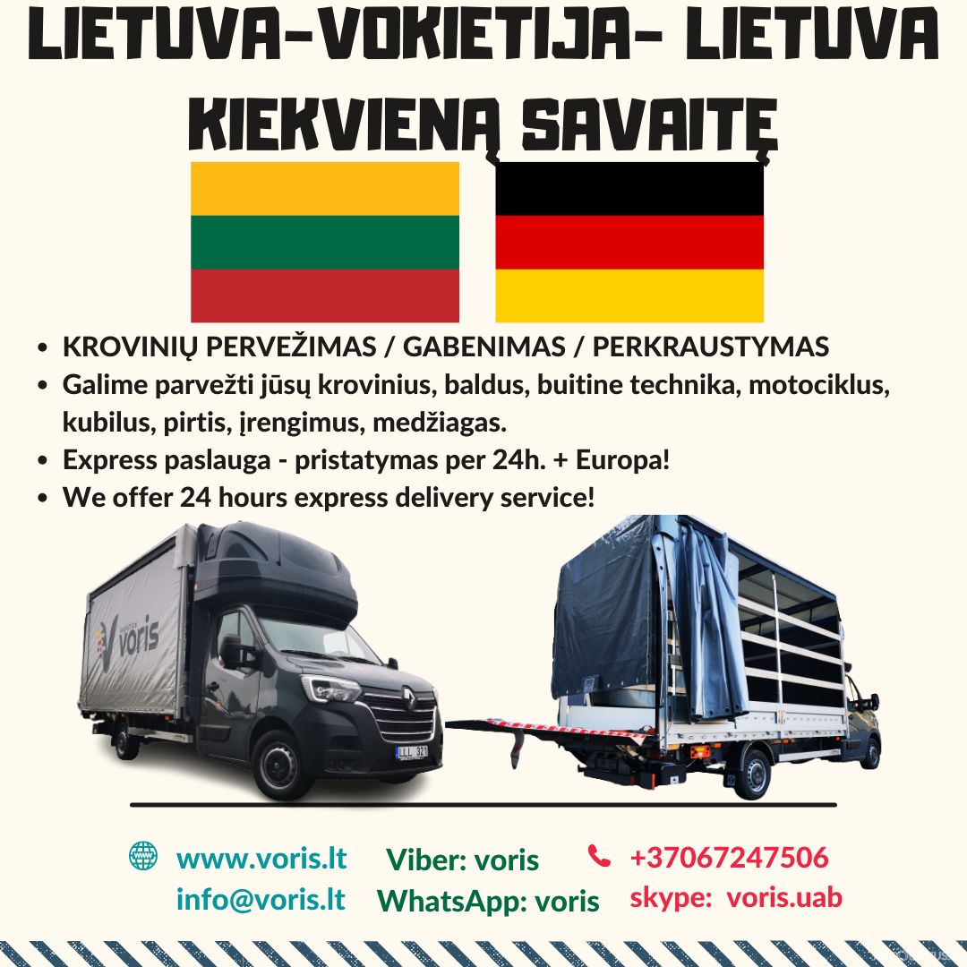  KROVINIŲ PERVEŽIMAS / GABENIMAS / PERKRAUSTYMAS LI | 1
