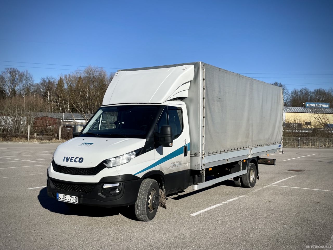 Iveco Daily 70C17  7 tonų, Flatbed