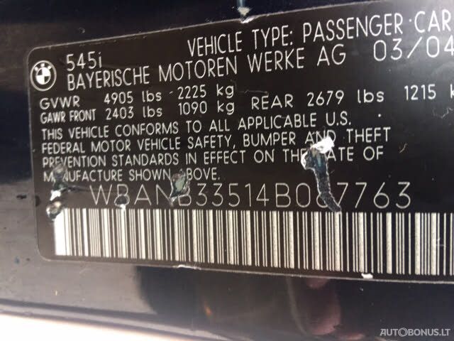 BMW 545 | 4