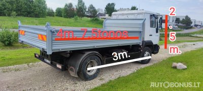 MAN 12.180, Dumper