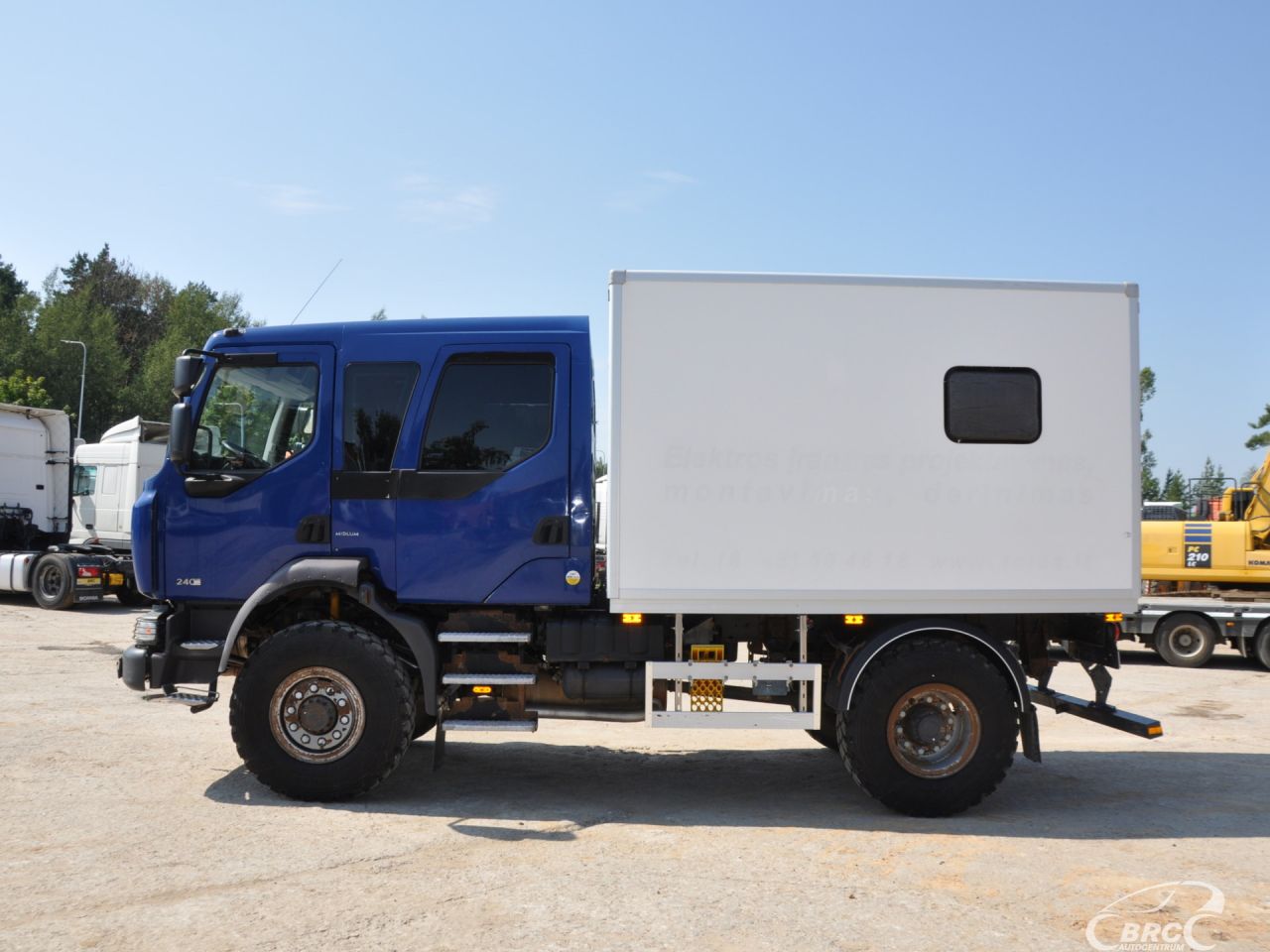 Renault Midlum 220 4X4, Kietašoniai | 2