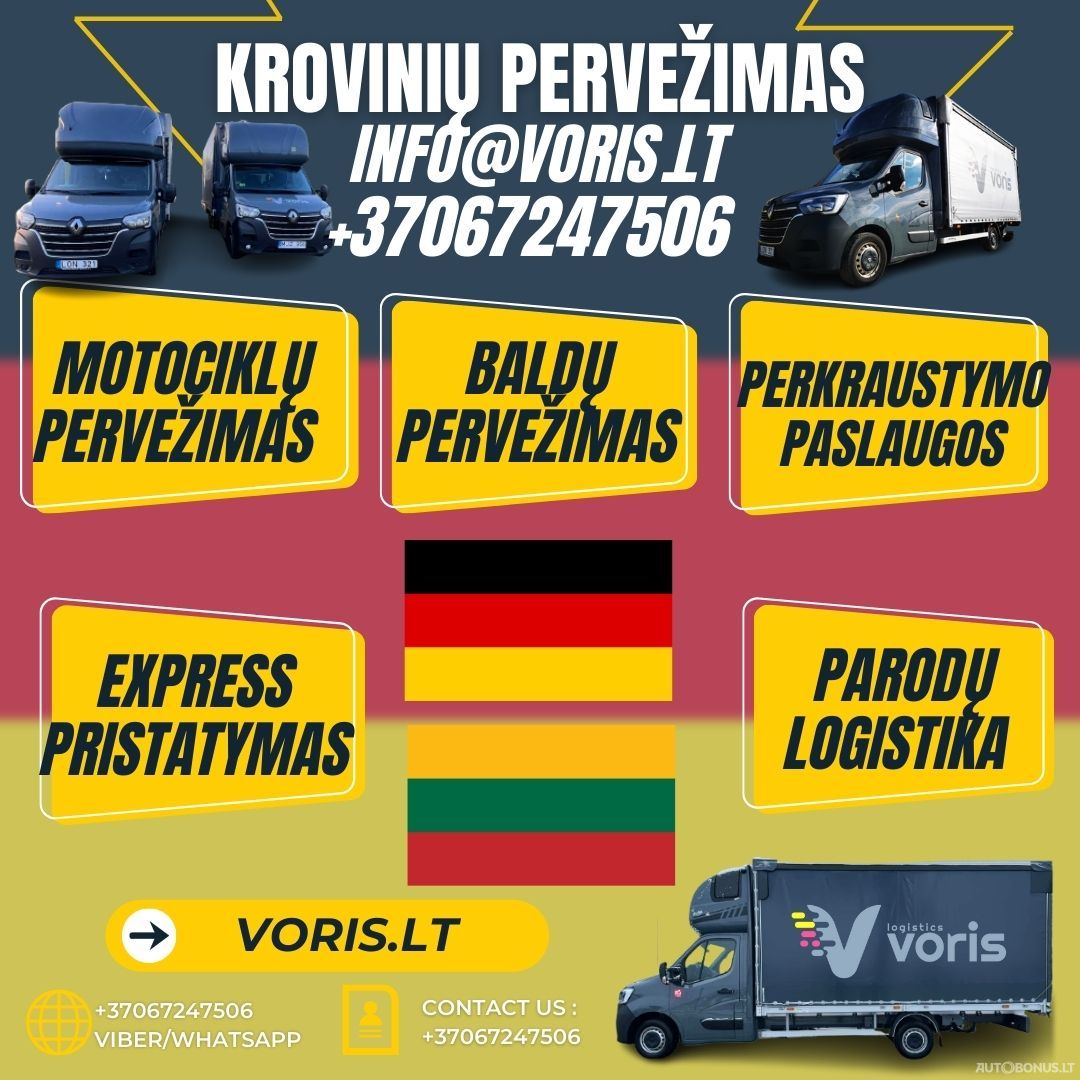  Vokietija - Lietuva / Krovinių pervežimas - Ilgame