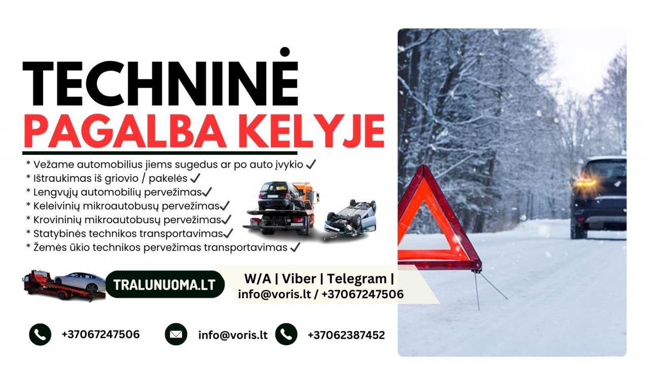  TECHNINĖ PAGALBA KELYJE Alytuje | 2