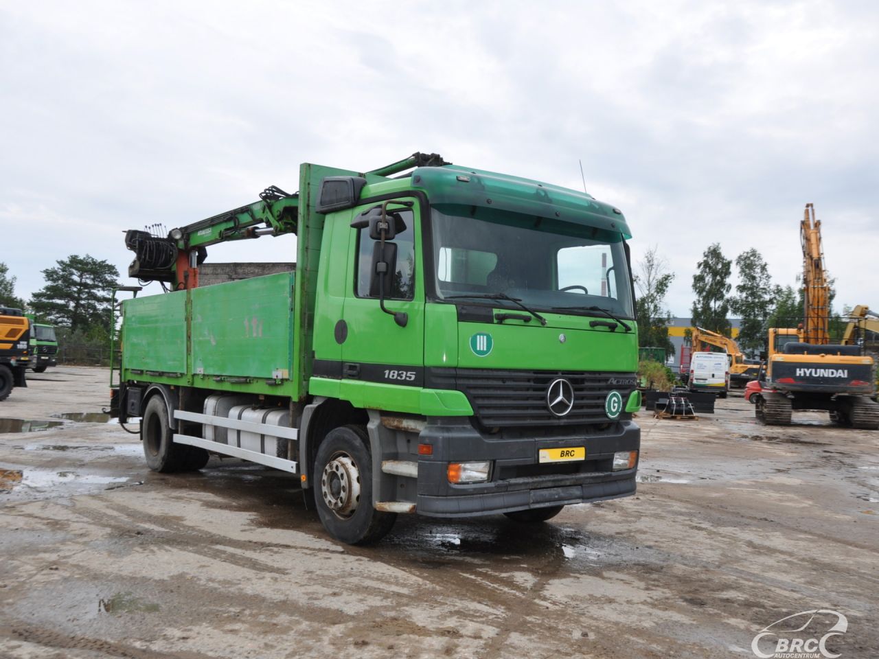 Mercedes-Benz Actros 1835 Atlas AK 125.1, Su kranu | 1