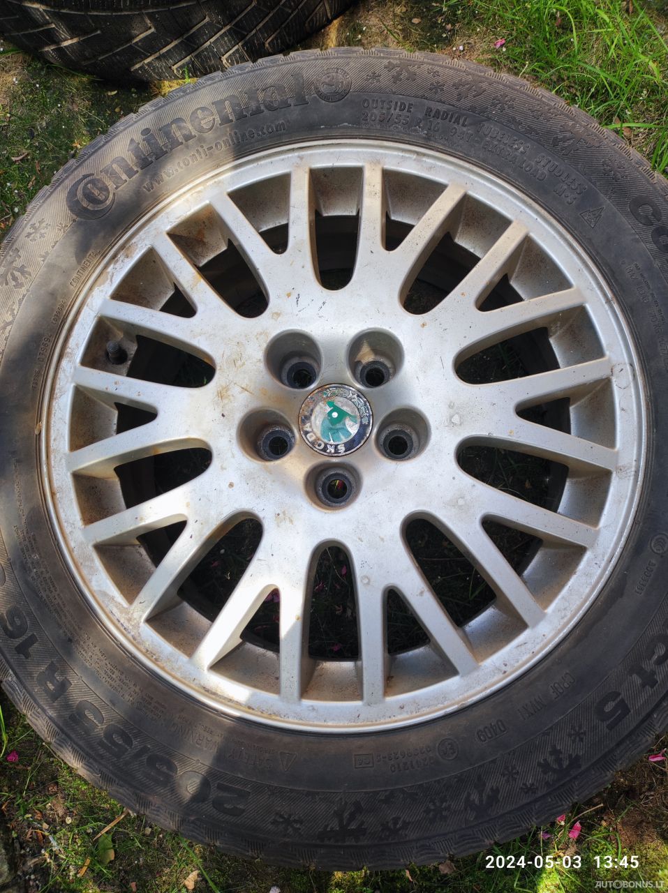  SKODA 1UO 601 025 L light alloy rims | 6