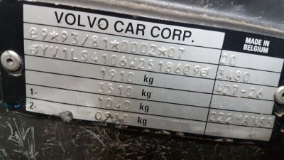 Volvo, Sedanas | 1