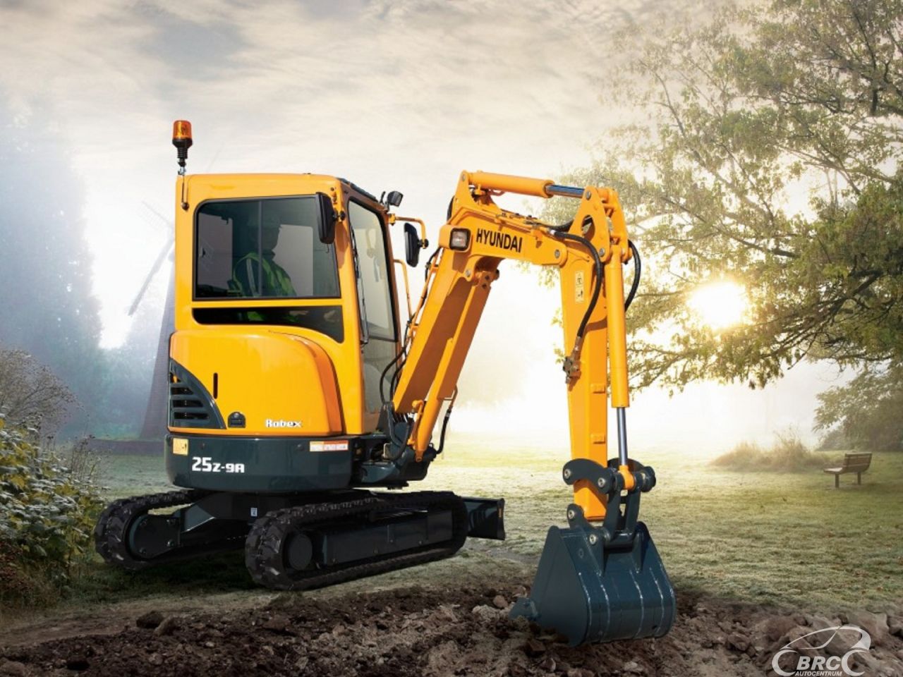 Hyundai R25Z-9AK Garantija, Mini ekskavatoriai | 2