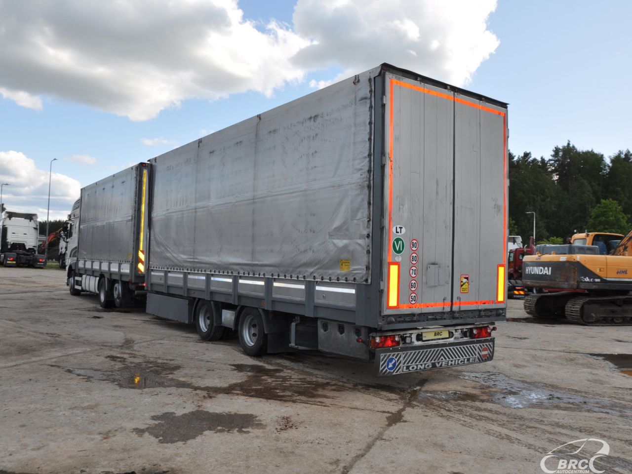 DAF XF 460 FAR + trailer Krone. .., Bortiniai su tentu | 6