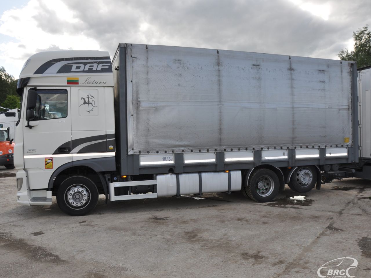 DAF XF 460 FAR + trailer Krone. .., Bortiniai su tentu | 4