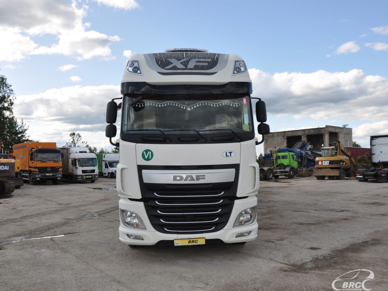 DAF XF 460 FAR + trailer Krone. .., Bortiniai su tentu | 3