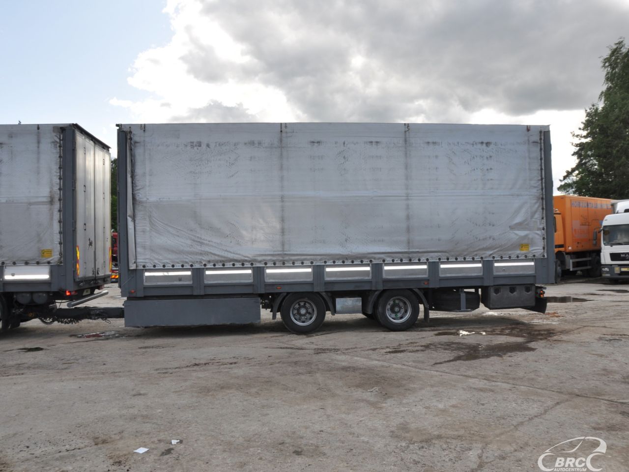 DAF XF 460 FAR + trailer Krone. .., Bortiniai su tentu | 5