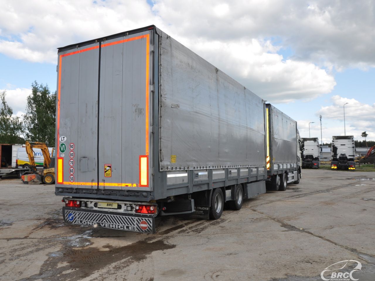 DAF XF 460 FAR + trailer Krone. .., Bortiniai su tentu | 8