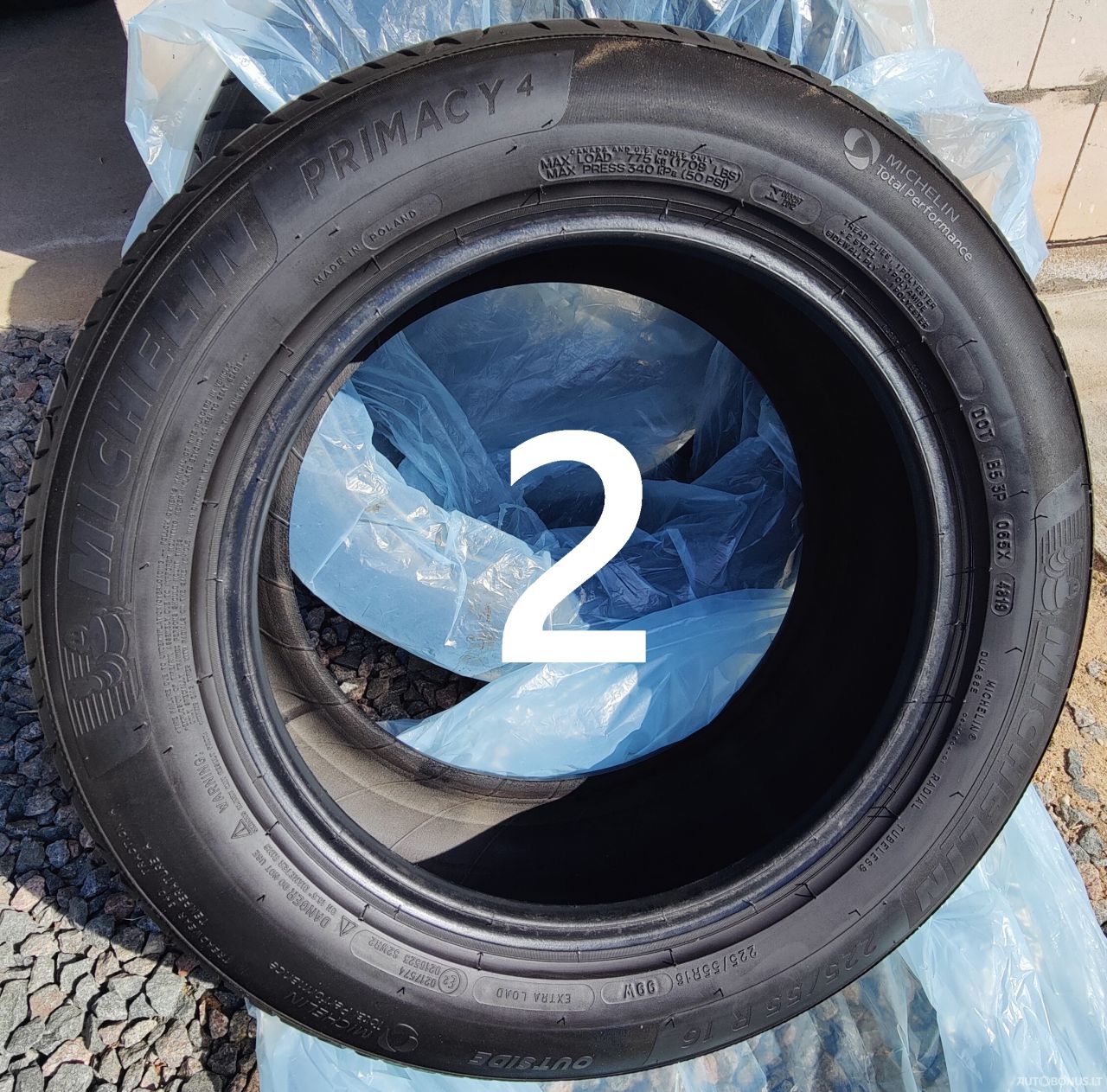 Michelin 225 55 R16 Primacy 4 vasarinės padangos | 3