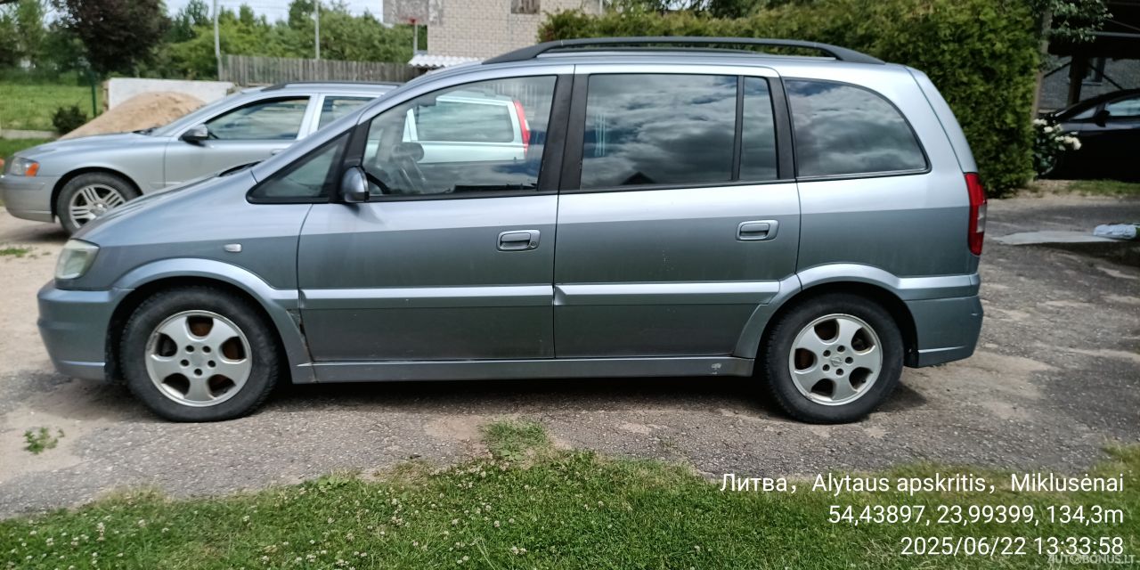 Opel Zafira, 2.2 l., vienatūris