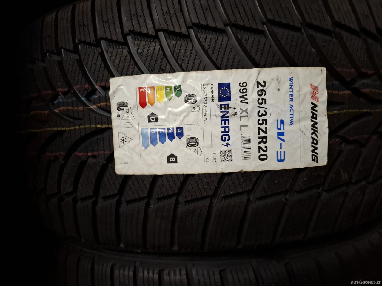 Nankang 265/35R20 winter tyres