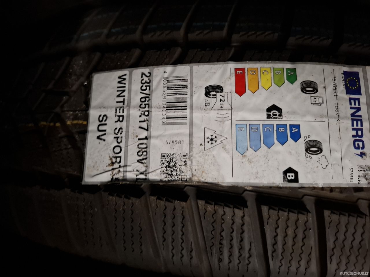 Dunlop 235/65R17 зимние шины