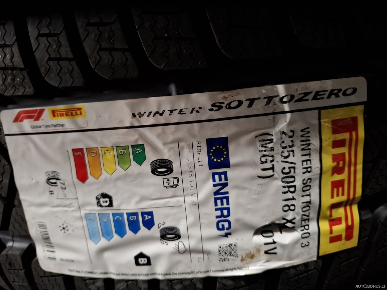 Pirelli 235/50R18 (MGT) winter tyres