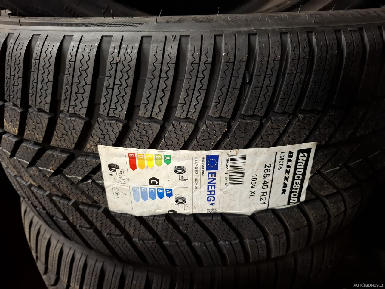 Bridgestone 265/40R21+295/35R21 žieminės padangos