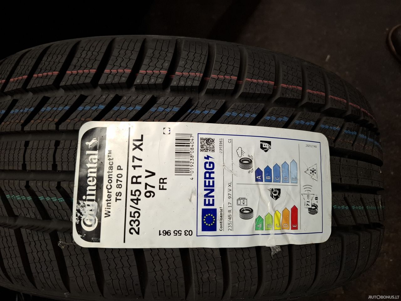Continental 235/45R17 winter tyres