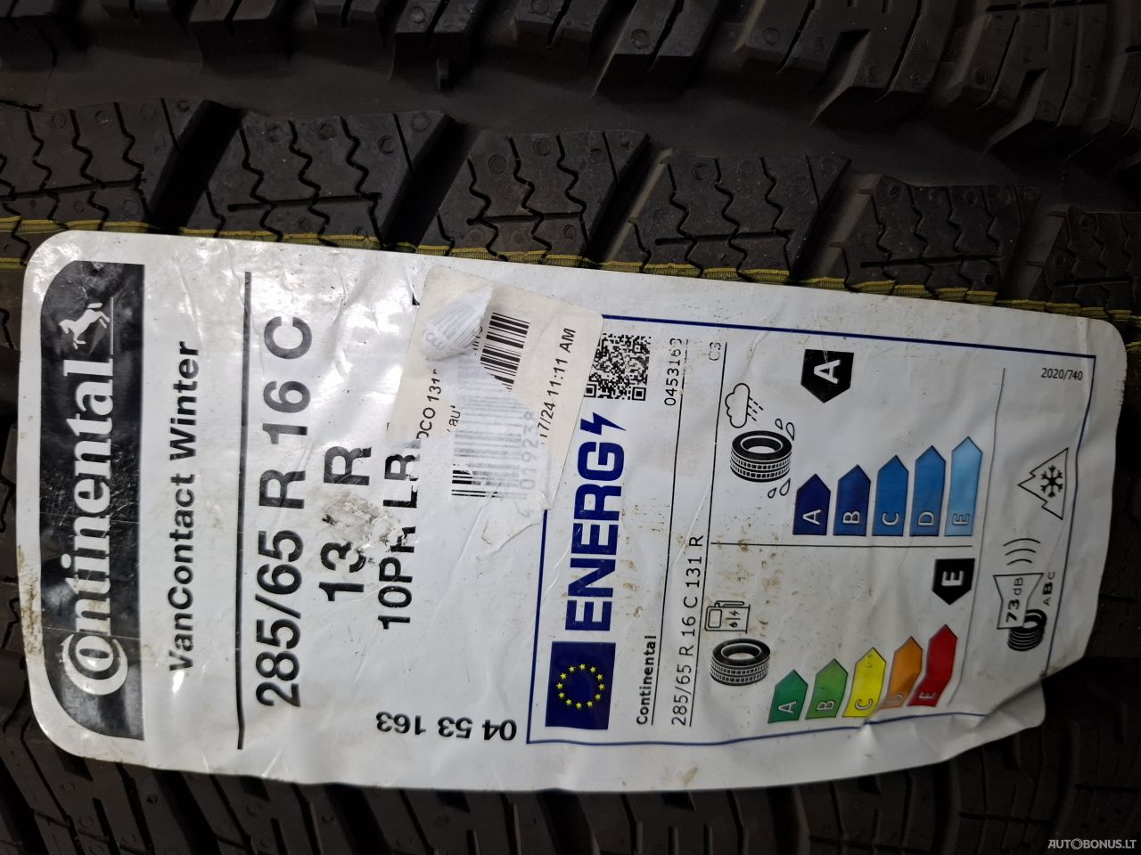 Continental 285/65R16C зимние шины | 1
