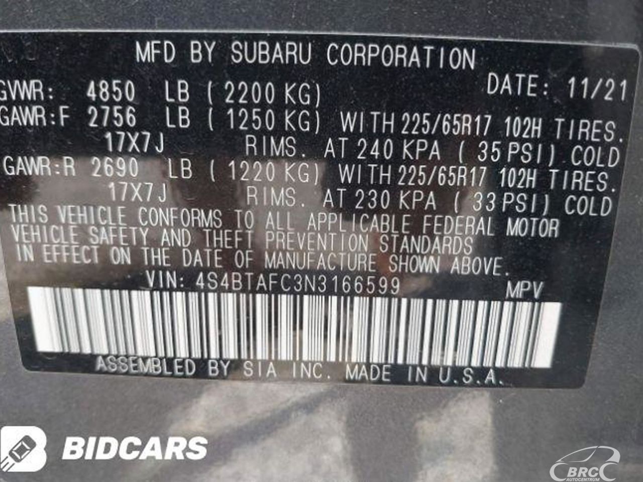 Subaru Outback | 65