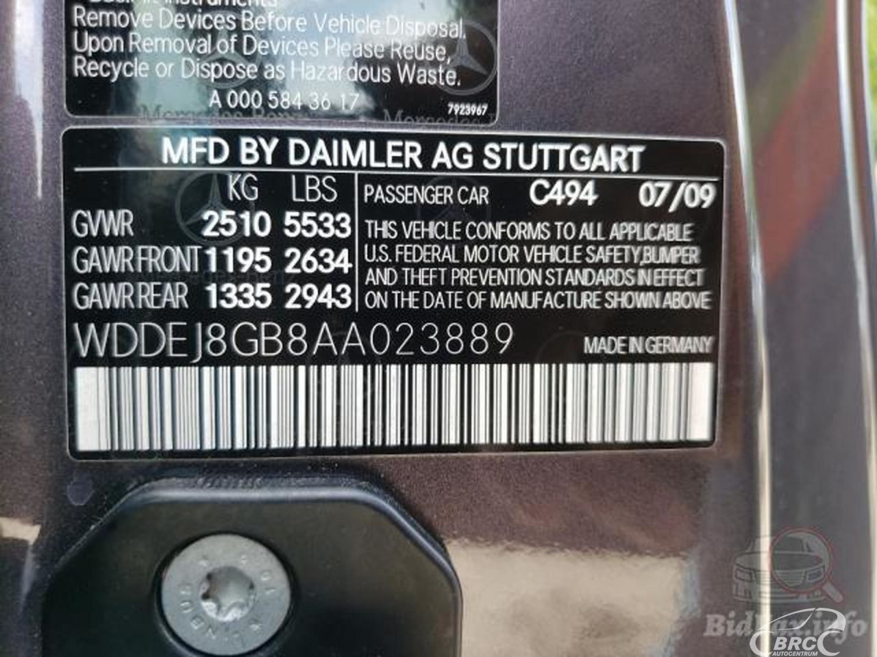 Mercedes-Benz CL550 | 52