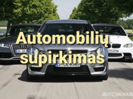 Automobilių supirkimas visoje Lietuvoje aвтомобили