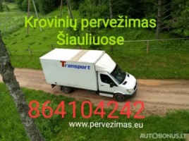  Krovinių pervežimas Šiauliuose | 2