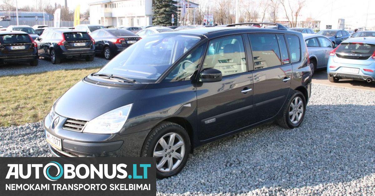 Renault Espace, 2.0 l., vienatūris, 2011 m. | 123239 | Autobonus.lt