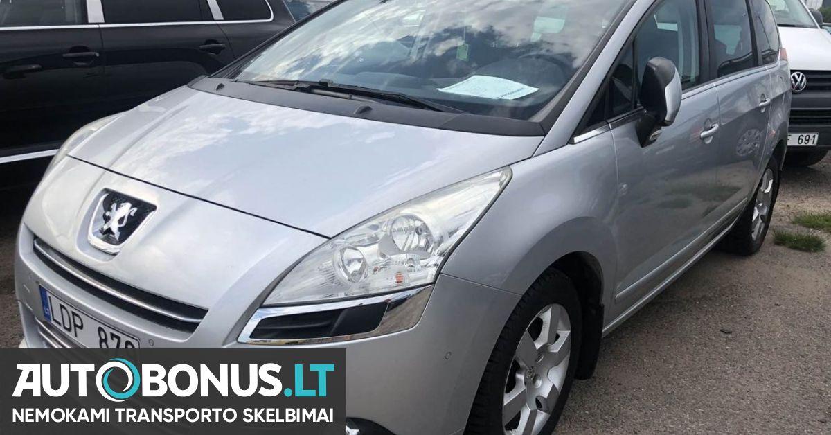 Peugeot 5008, vienatūris, 2010 m. | 136012 | Autobonus.lt