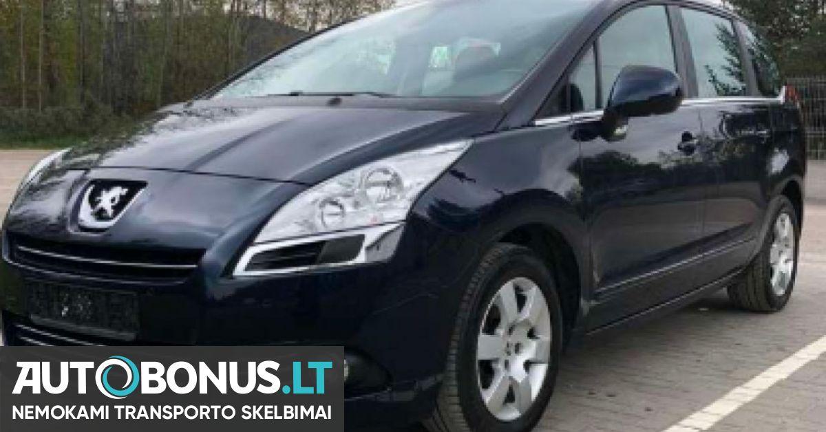 Peugeot 5008, 1.6 l., vienatūris, 2010 m. | 136355 | Autobonus.lt